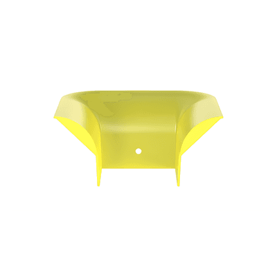 Accesorio de Control de Radio de Curvatura, Para Bajadas de Cable con Canaletas FiberRunner 4x4, Color Amarillo