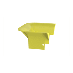Accesorio de Control de Radio de Curvatura, Para Bajadas de Cable con Canaletas FiberRunner 4x4, Color Amarillo