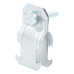 Abrazadera Unicanal para Conduit Pared Gruesa  y PVC de  1/2" (13 mm).