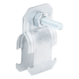 Abrazadera Unicanal para Conduit Pared Gruesa  y PVC de  1/2" (13 mm).