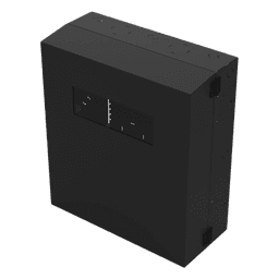 Gabinete de Pared con Rack Horizontal de 6 UR, con Ventanilla de Inspección, Se envía el Gabinete Armado.