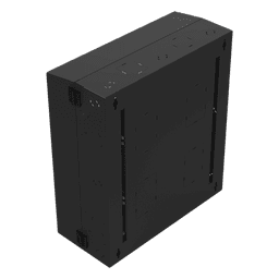 Gabinete de Pared con Rack Horizontal de 6 UR, con Ventanilla de Inspección, Se envía el Gabinete Armado.