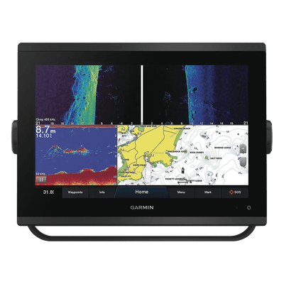 GPSMAP 1223xsv / Pantalla Táctil WXGA 12.1" / Resolución 1280x800 / GPS-GLONASS-Galileo / Compatible con NMEA 2000 y 0183 / Sonda CHIRP Integrada / ClearVü y SideVü / IPX7 / Alimentación 10-32 Vdc