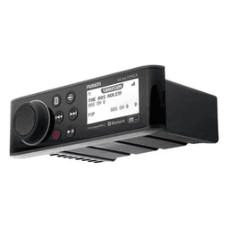 Sistema de Audio Marino MS-RA70 / Pantalla LCD Monocroma 2.6" / Tecnología Multi-Zone™️ 2 Zonas / Potencia Pico 200 W / Bluetooth® y ANT® / Compatible con SiriusXM y DAB+ / IPX7 / USB para Actualizaciones