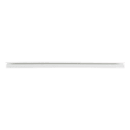 Canaleta LD10 de PVC rígido, con cinta adhesiva para instalación sin herramientas, de 38.4 x 24 x 1828.8 mm, Color Blanco