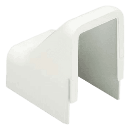 Conexión para techo falso/entrada, para uso con canaleta LD10, material ABS, Color Blanco
