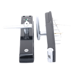 Cerradura Electrónica Autónoma / Biométrica y Teclado / 100 Usuarios / Puertas 35 a 90 mm / Salida Antipánico / Alarma de Intrusión