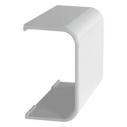 Unión recta, para uso con canaleta LD10, material ABS, Color Blanco