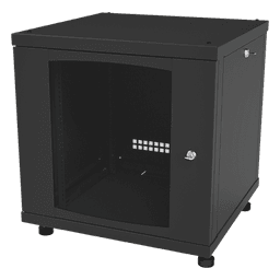 Gabinete Profesional para Telecomunicaciones de 12UR, 638 mm Profundidad.