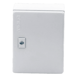 Gabinete de Acero / Nema 4 -IP 66 de 20 x 25 x 15 cm / Platina y certificado UL.