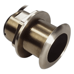 Sonda de Frecuencia Dual 50/200 kHz / 600 W / Ancho de Haz 45°-12° / Profundidad Máxima 1200 ft / Cable 33 ft / Medición de Profundidad y Temperatura / 8 Pines / Compatible con Ángulos de 8° a 15°