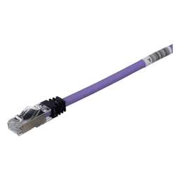 Patch Cord Cat6A, Blindado S/FTP, CM/LS0H, 3.05 Metros (10 Pies), Color Violeta