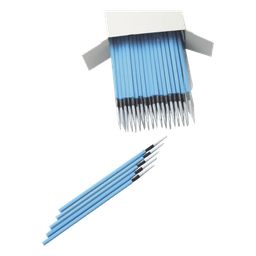 Hisopos para Limpieza de Puertos de Fibra Óptica 1.25 mm (0.05 Pulgadas) para Adaptadores LC y MU, 100 Piezas