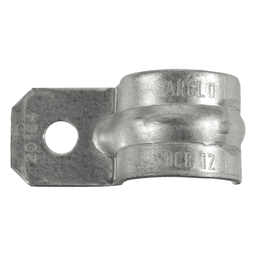 Abrazadera tipo Uña para Tubo Conduit Pared Gruesa y Conduit PVC de 3/4 (19 mm).
