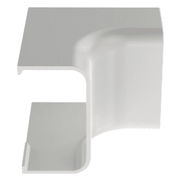 Esquinero interior, para uso con canaleta LD10, material ABS, Color Blanco