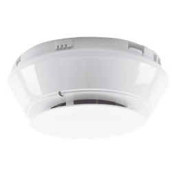 Detector de humo fotoeléctrico direccionable FlashScan, sensibilidad preajustada 1.5%, para lazo SLC de 2 hilos, color blanco