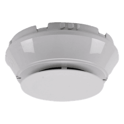 Detector de humo fotoeléctrico direccionable FlashScan, sensibilidad preajustada 1.5%, para lazo SLC de 2 hilos, color blanco