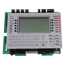 Unidad central de procesamiento con pantalla LCD de 640 caracteres y teclado QWERTY, en español, para panel de detección de incendio NFS2-3030