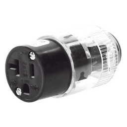 Conector Iluminado 20 A 125 V CA 2 Polos 3 Hilos (Nema 5-20R).