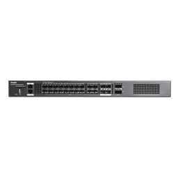 Switch distribución de fibra hasta 23 Tbps de Capacidad, 20 puertos SFP+ 10G, 4 Puertos SFP28 25G y 2 puertos QSFP+ 40G