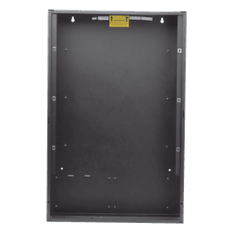 Caja posterior de 3 niveles para gabinete de panel contra incendio NOTIFIER, acero calibre 16, color negro