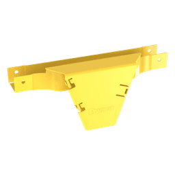 Accesorio en T con Conexión Horizontal y Bajada Vertical a 90º, Para Canaletas FiberRunner™ 2x2, Color Amarillo