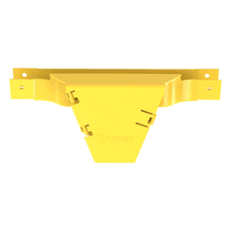 Accesorio en T con Conexión Horizontal y Bajada Vertical a 90º, Para Canaletas FiberRunner™ 2x2, Color Amarillo