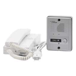 Kit de audio portero con un auricular (expandible hasta 3 auriculares)