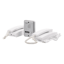 Kit de Audio Portero con 2 Auriculares y Frente de Calle 