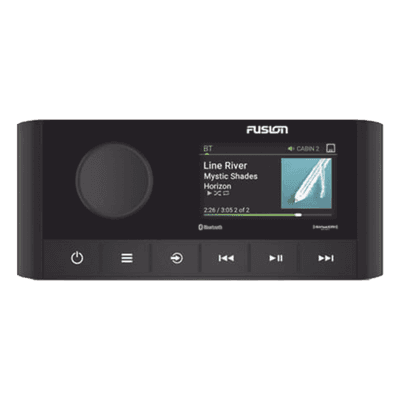 Estéreo marino Fusion serie RA210, con pantalla a color de 2.7" conexión AM/FM, Bluetooth, USB, iPhone 