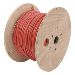 Carrete de 152 Metros (500 Pies) de Alambre / 2 x 14 AWG / Riser / BLINDADO / Tipo FPLR / Color Rojo / Para Aplicaciones en Sistemas de Detección de Incendio y Sistemas de Evacuación