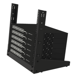 Rack de 19", 9 UR,  Para Uso en Mesa. Ideal para Instalaciones, Temporales / Pruebas / Exhibición