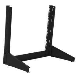 Rack de 19", 9 UR,  Para Uso en Mesa. Ideal para Instalaciones, Temporales / Pruebas / Exhibición