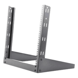 Rack de 19", 9 UR,  Para Uso en Mesa. Ideal para Instalaciones, Temporales / Pruebas / Exhibición