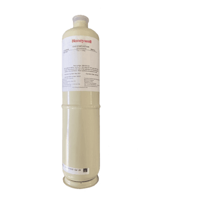 Cilindro de gas de calibración aire cero, mezcla nitrógeno-oxígeno, capacidad 103 litros, para detectores de gas serie XNX, XCD y S3K