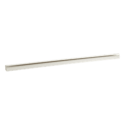 Canaleta LD10 de PVC rígido, con cinta adhesiva para instalación sin herramientas, de 38.4 x 24 x 3048 mm, Color Blanco Mate