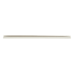 Canaleta LD10 de PVC rígido, con cinta adhesiva para instalación sin herramientas, de 38.4 x 24 x 3048 mm, Color Blanco Mate