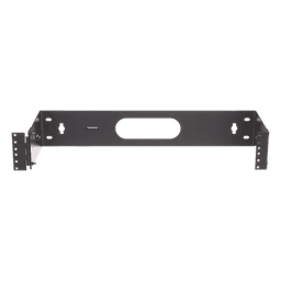 Rack Abierto de Instalación en Pared con Bisagras, Profundidad de 159 mm, 19 in de Ancho, 2 UR, Color Negro