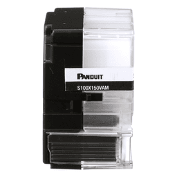 Casete de 175 Etiquetas Autolaminadas de 25.4 x 38.1 mm (1 x 1.5 pulgadas), para Cables de 4 a 8.1 mm (0.16 a 0.32 pulgadas) de Diámetro, Área de Impresión Color Blanco