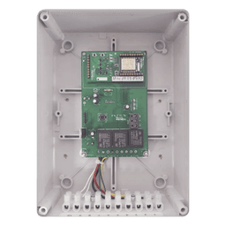 Modulo WIFI LITE con gabinete para uso en Energizadores YONUSA / Aplicación sin costo / Botón de Pánico/ 1 Salida Propósito General