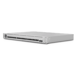 UniFi Switch Empresarial Capa 3 de 24 puertos PoE 802.3af/at (12 puertos 2.5G y 12 puertos 1G) + 2 puertos 1/10G SFP+, 400W, pantalla informativa