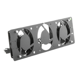Kit de 2 Ventiladores 110 Vca (12 x 12 cm) con Clavija para Gabinete de Piso