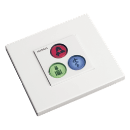 Modulo de 3 Botones iluminados con Lector RFID 125 KHz / Alarma / Cancelar y Código Azul / BUS RS485 / Compatible con NX0019/B, NX1021 y NX0015