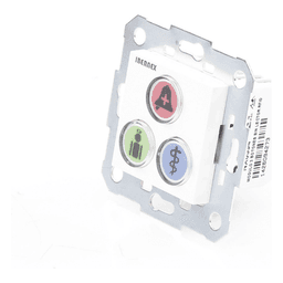 Modulo de 3 Botones iluminados para habitación de Hospital / Alarma / Cancelar y Código Azul / BUS RS485 / Compatible con NX0019/B, NX1021 Y NX0015