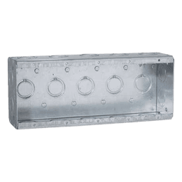 Caja Multigang de 5 Gang / Profundidad 2 1/2" / 19 Entradas 1/2"-3/4".