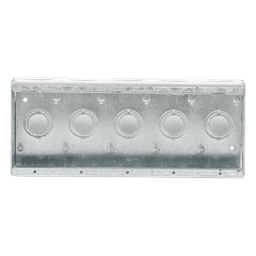 Caja Multigang de 5 Gang / Profundidad 2 1/2" / 19 Entradas 1/2"-3/4".