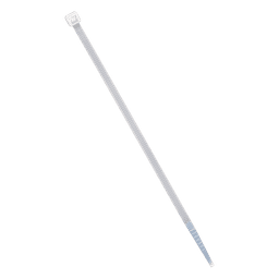 Cincho de plástico, Color Natural, 3.5 x 150 mm, Ideal para sujeción de cables (Bolsa con 100 piezas) 