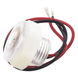 Luz led marina de cortesía serie Newt, emite luz de color blanco de 45 lúmenes, para uso exterior e interior, fabricado bajo norma de protección IP67.