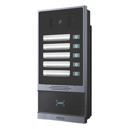 Videoportero SIP i63, 2 relevadores con 5 botones de marcación rápida, anti-vandálico, IP66 y IK07, PoE