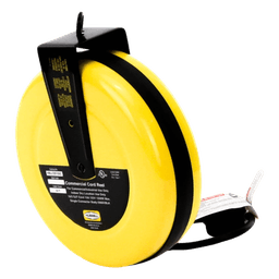 Carrete de Cable comercial (16/3 rudo), para 125 V CA, 10 A, 7.6 m de longitud con conector HBL5969VBLK.